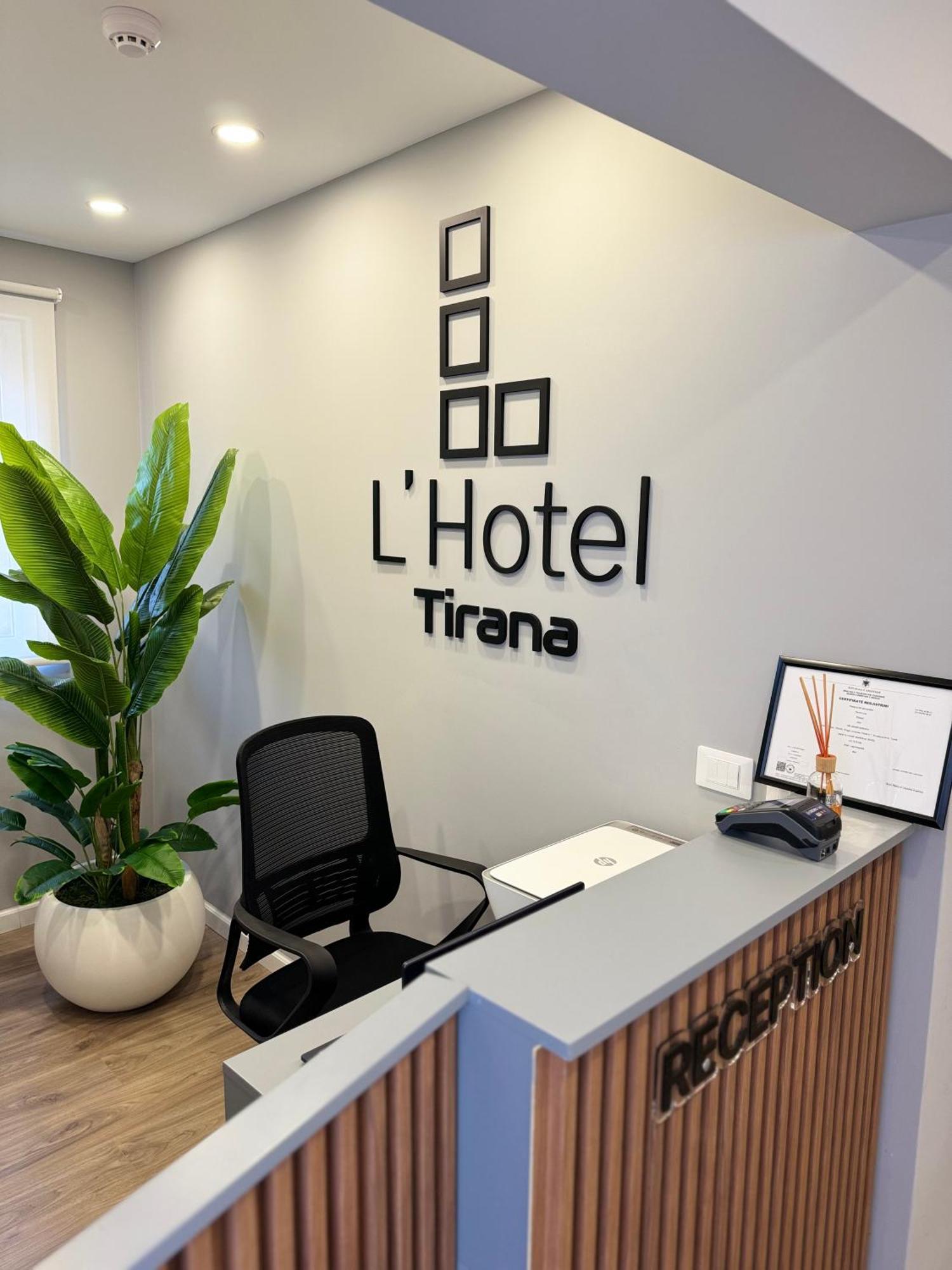 L'Hotel تيرانا المظهر الخارجي الصورة